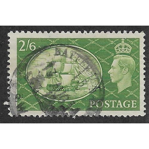 1951 2/6d 'KING GEORGE VI - HMS VICTORY ' FINE USED (EBID64-502)
