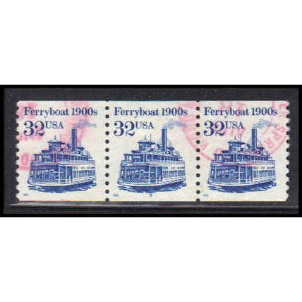 Used 2466 32c Ferryboat Very Fine PNC 3/3 PA2949
