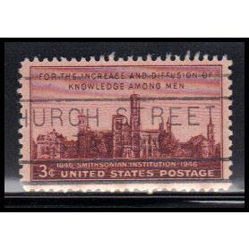 Used 943 3c Smithsonian Fine KA7831