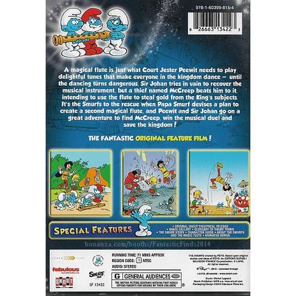 DVD - The Smurfs And The Magic Flute (1976) *Original Full-Length Feature Film*