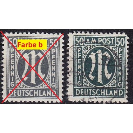 GERMANY Alliiert AmBri [1945] MiNr 0032 a A ( O/used ) [01]
