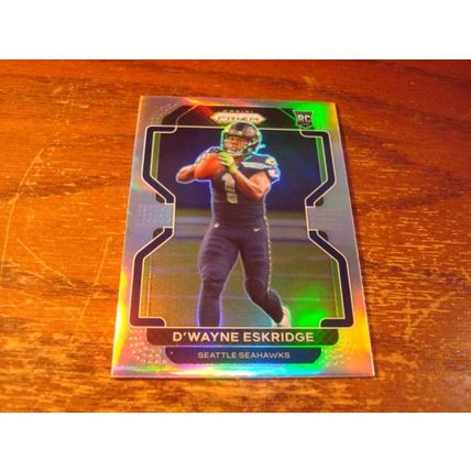 2021 Panini Prizm, Silver Prizm, DWAYNE ESKRIDGE Rc, Seahawks, # V-349