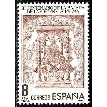 España. 1980. Mi # 2469. Bajada Virgen de las Nieves. Isla de La Palma. Canarias