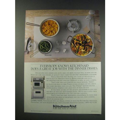 1991 KitchenAid Appliances Ad - Everybody knows KitchenAid does a great job