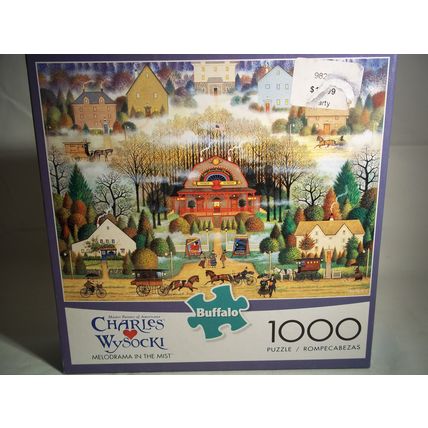Charles Wysocki Puzzle 'Old California', 'Melodrama In The Mist', 1000Pcs,Lot 2*