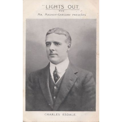 Arthur Maundy Gregory Charles Esdale Theatre Advertising Postcard