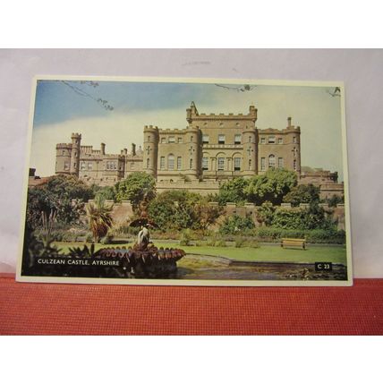CULZEAN CASTLE, Ayrshire vintage postcard unposted by A. D. Henderson #