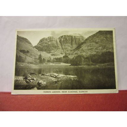 TORREN LOCHAN, near GLENCOE, ARGYLL, SCOTLAND vintage used postcard 1930s =