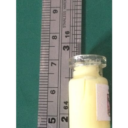 Lemon Candle Jar - Large 1:12th Dolls House Miniature