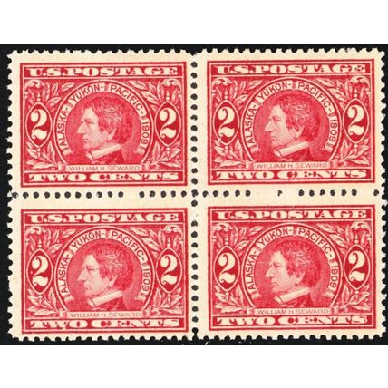 370, Mint VF NH 2¢ Block of Four Stamps SCV $60 * Stuart Katz