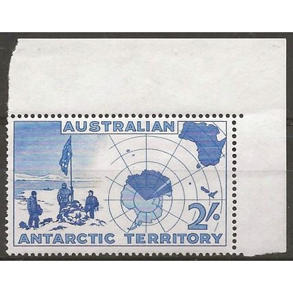 Australian Antarctic Territory 1957 SG1 2/- Ultramarine Unmounted mint .