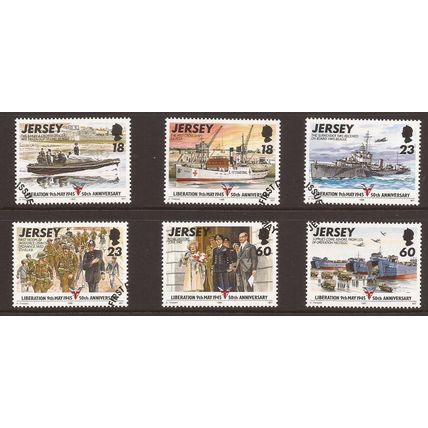 1995 Jersey, Liberation, Fine Used Set of Stamps, SG 700-05