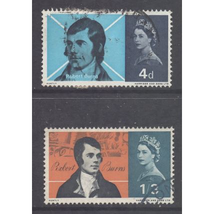 GB Scott 444/445 - SG685/686, 1965 Burns Set used