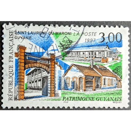 STAMP France SG3367 1997 3Fr Saint-Laurent-de-Maroni Used