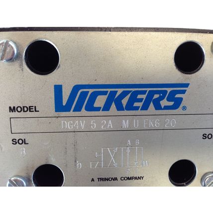 NEW VICKERS DG4V 5 2A M U EK6 20 SINGLE SOLENOID HYDRAULIC DIRECTIONAL VALVE,TB