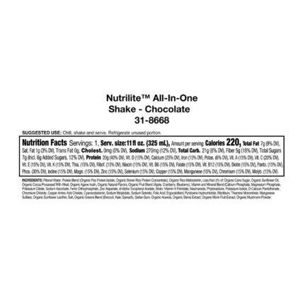 Nutrilite™ Organics All-in-One Shakes – Chocolate
