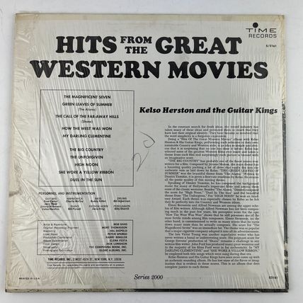 Kelso Herston And The Guitar Kings - Hits From The Great Western Movies Vinyl LP