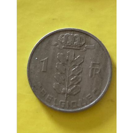 Umlaufmünze Belgien 1 Franc 1968 Belgique