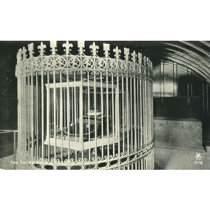 Crown Room, Edinburgh Castle, Scotland, RP Inglis Postcard
