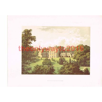 Hutton-in-the-Forest, Penrith, Cumbria, England, Book Illustration, c1880