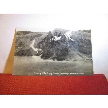 FRYING PAN FLAT, WAIMANGU, ROTORUA, NEW ZEALAND unused vintage postcard RP=