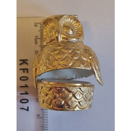 Vintage 1970's Owl Pill Box