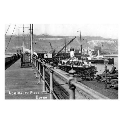 pt1417 - Ferries on Admiralty Pier , Dover , Kent - Print 6x4