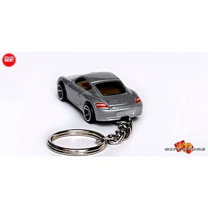 VERY RARE KEYCHAIN SILVER PORSCHE CAYMAN S CUSTOM Ltd EDITION GREAT GIFT