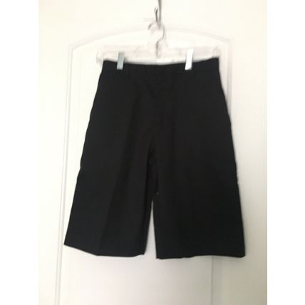 1pc Classroom Boys Black Shorts Pockets Casual School Uniform Size 12