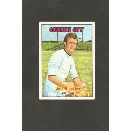 A&BC Orange Back Football 1970-71 #57 Jeff Blockley Coventry City