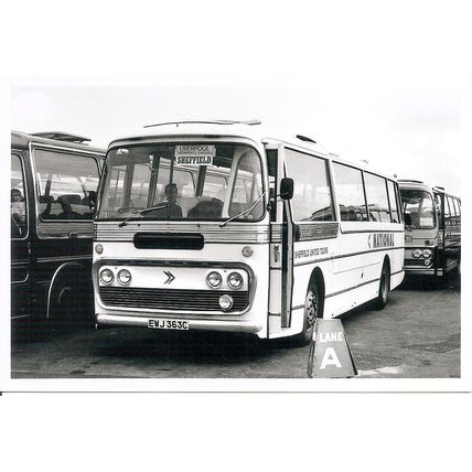 Black & White Photograph of Sheffield United Tours Ltd. - FWJ 363C