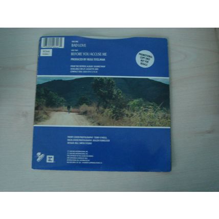 A5-ERIC CLAPTON-BAD LOVE-UK 7" SINGLE-1990-NM-PROMO Eric Clapton ‎