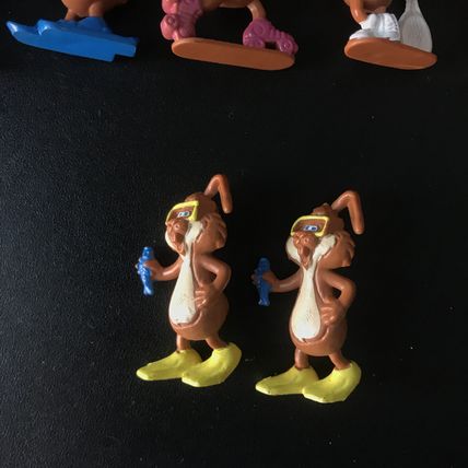 Nestle Nesquik Rabbits Sports Tennis, Roller Skating FIVE VGC + 2 damaged