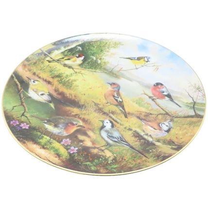 European Garden Birds German Decorative Plate By Karl-Hans Boese 1992 Home Decor