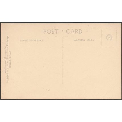 Sculpture, Lincoln Cathedral, c.1930 - Smith RP Postcard