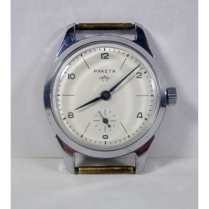 Vintage Soviet Raketa Russian Watch 16j Classic Men's Wristwatch USSR 1960's