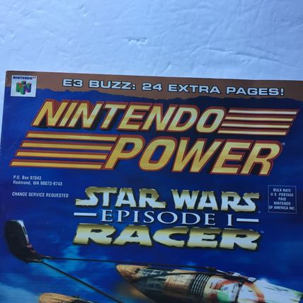 May 1999 Nintendo Power Magazine - Star Wars Racer Cover
