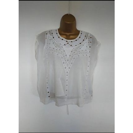 Pepe jeans ladies white top size small