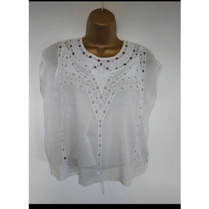 Pepe jeans ladies white top size small