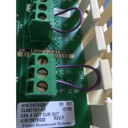 Fisher-Rosemount 41B7287X032,CL6871X1-A3 CSA A,FISHER 31B6402,CL6871,BW
