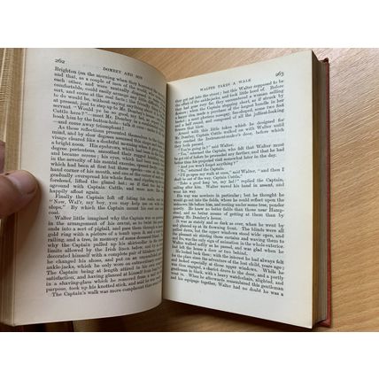 1914 CHARLES DICKENS DOMBEY AND SON FIRESIDE EDITION FICTION HB BOOK (P4)