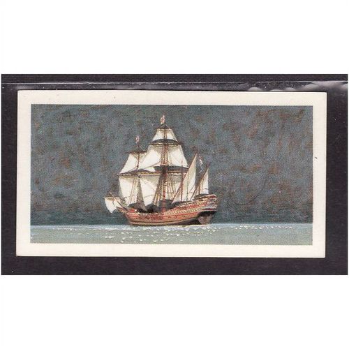 Brooke Bond Tea Card, The Saga of Ships,Ark Royal. No.9