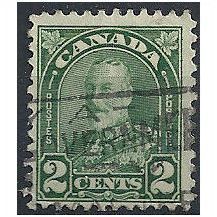 Canada 1930 SG290 2c Green Good/Fine Used.