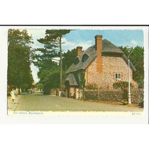 Sussex RUSTINGTON The Street Postcard by Valentine (ET.1689)