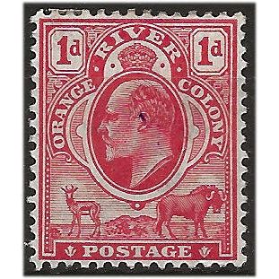 Orange River Colony 1903 SG140 1d Scarlet Mounted Mint . ..