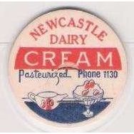 CAN Newcastle Milk Bottle Cap Name/Subject: Newcastle Dairy Cream~198