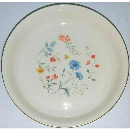 Lenox Special L9 Floral Pattern Wildflowers Center Serving Bowl 24K Trim