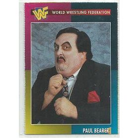 WORLD WRESTLING FEDERATION trading card # 16 PAUL BEARER (1995)