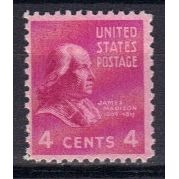808 4c James Madison Fine MNH B0092