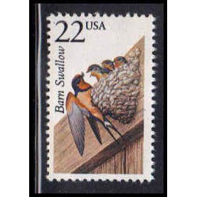 2286 22c Barn Swallow Fine MNH W3204